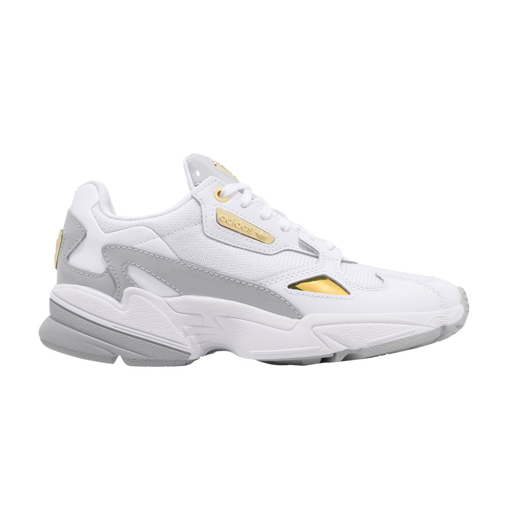 Pre-owned Adidas Originals Wmns Falcon 'white Gold Metallic'