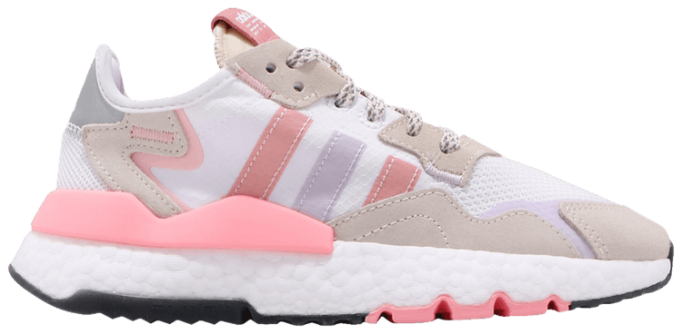 Adidas Wmns Nite Jogger White Glory Pink