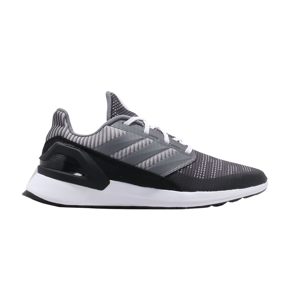 Pre-owned Adidas Originals Adidas Rapidarun J 'carbon Grey' | Black | Kid's Size 3.5