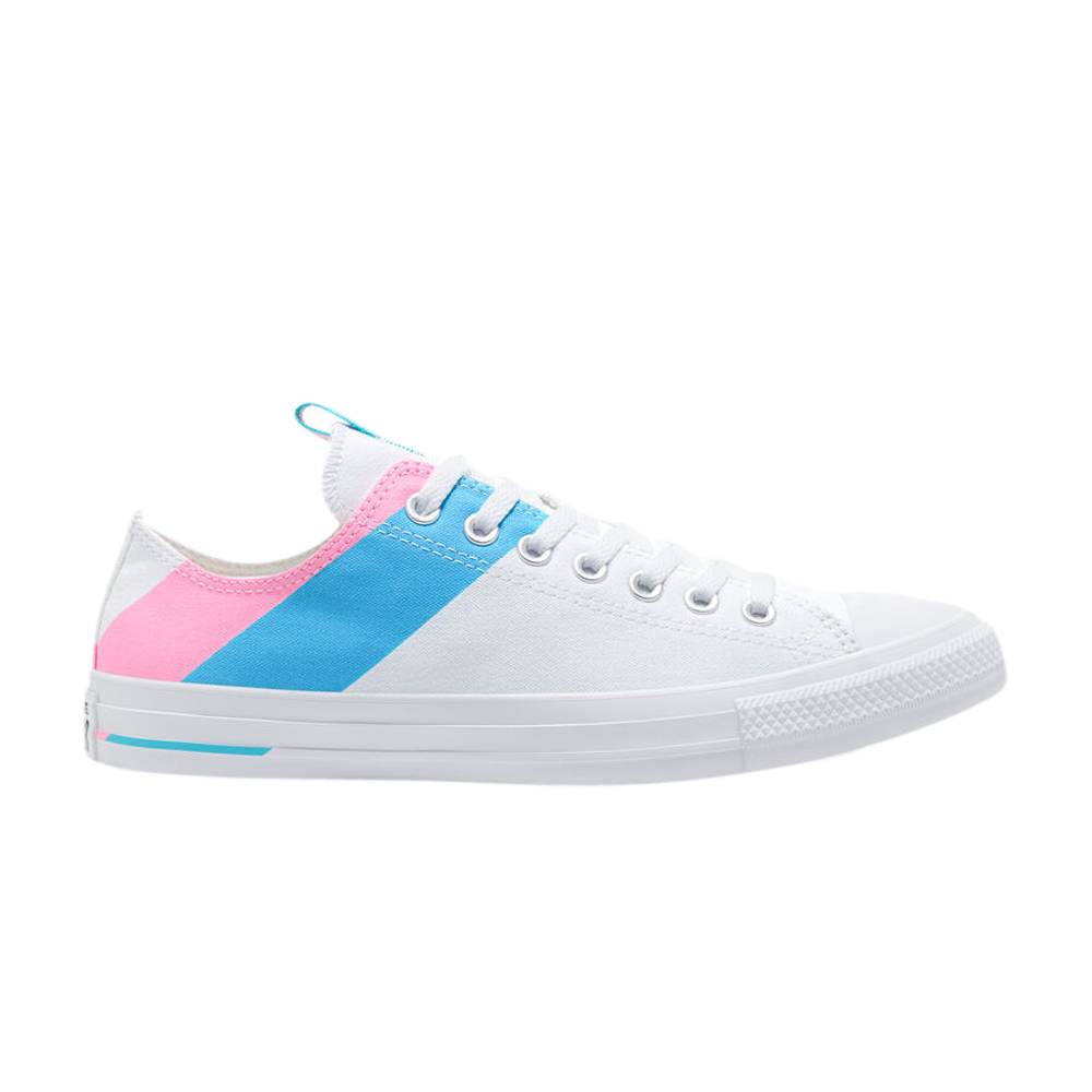 Pre-owned Converse Chuck Taylor All Star Low 'pride - Blue Pink' In White