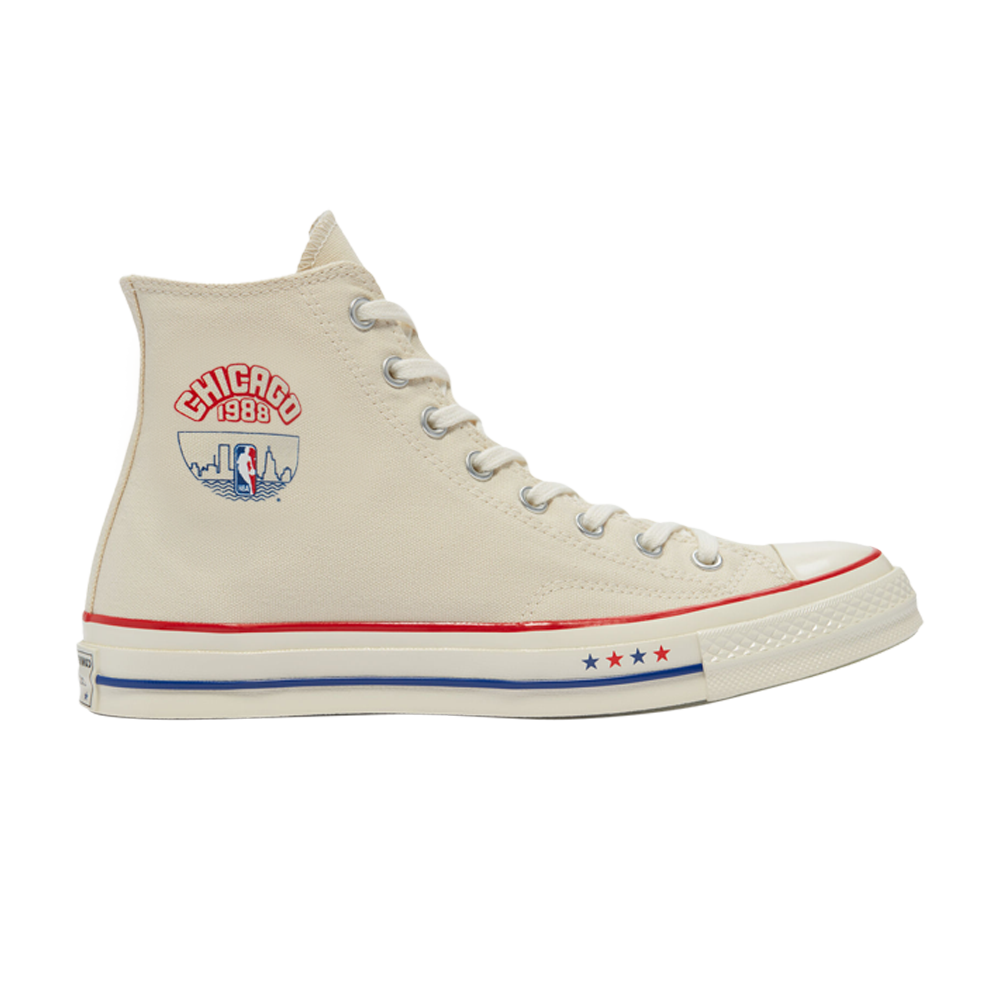 Pre-owned Converse Nba X Chuck 70 High 'los Angeles Lakers' In Cream