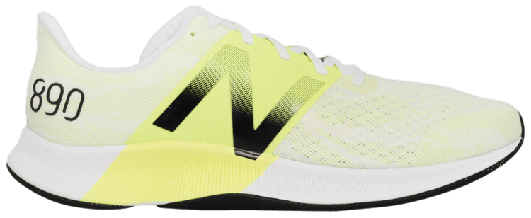 New Balance 890v8 Wide White Yellow