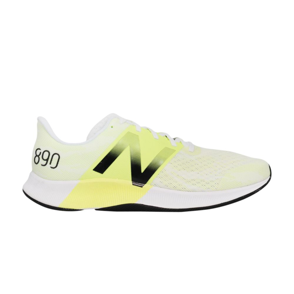 Pre-owned New Balance 890v8 Wide 'white Yellow' | Men's Size 14