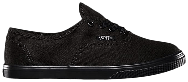 Vans authentic lo pro black black cheap