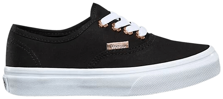 Vans Authentic Kids Flower Eyelet   Black