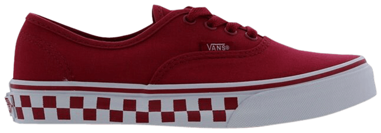 Vans Authentic Big Kids MLX   Crimson Checkerboard