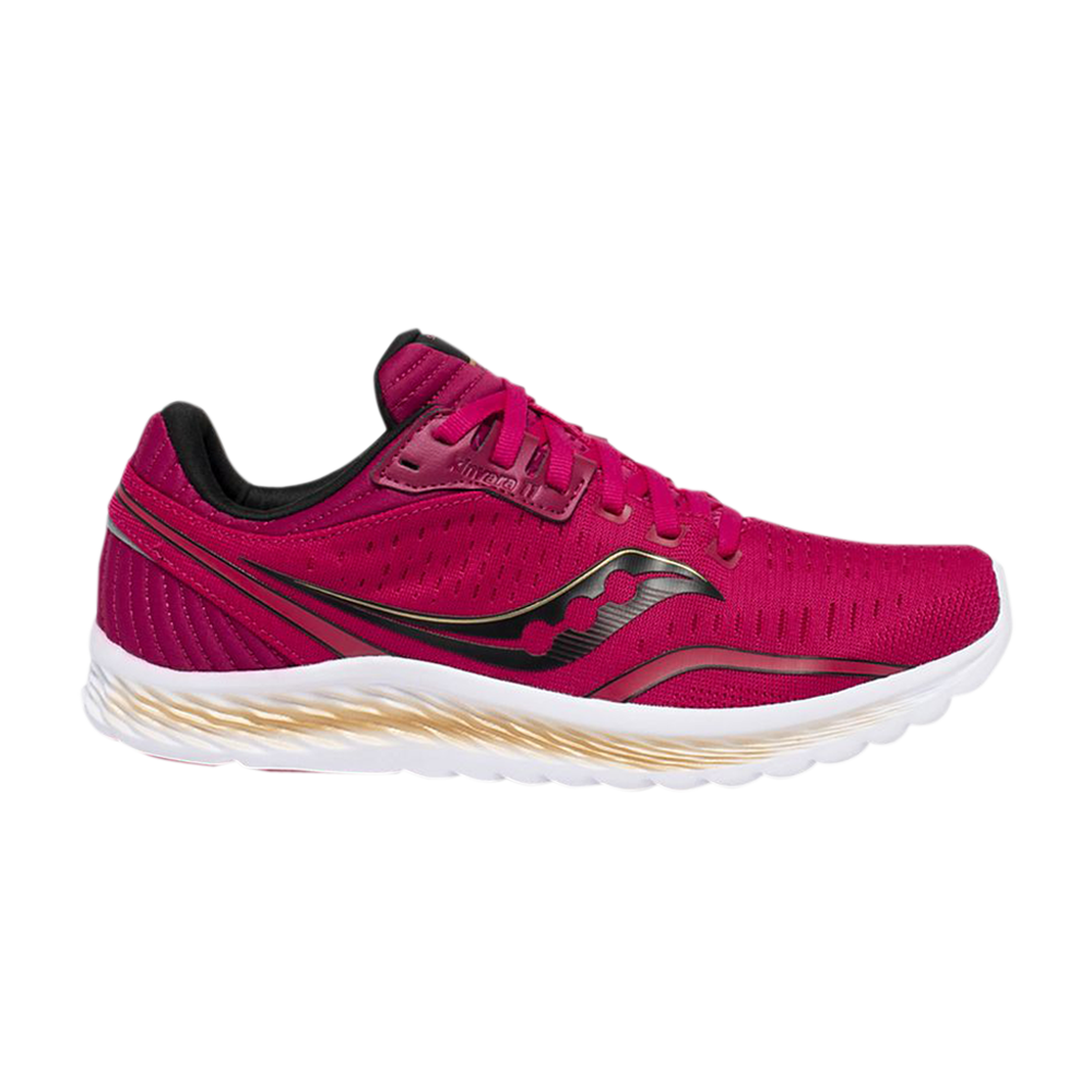 Pre-owned Saucony Wmns Kinvara 11 'berry Gold' In Pink