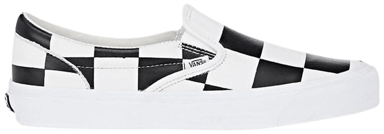 Barneys New York x Vans Classic Slip On Kids Checker   White Black