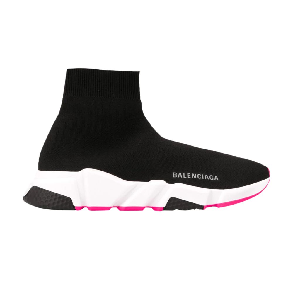 Pre-owned Balenciaga Wmns Speed Trainer 'black Pink Sole' | Women's Size 35