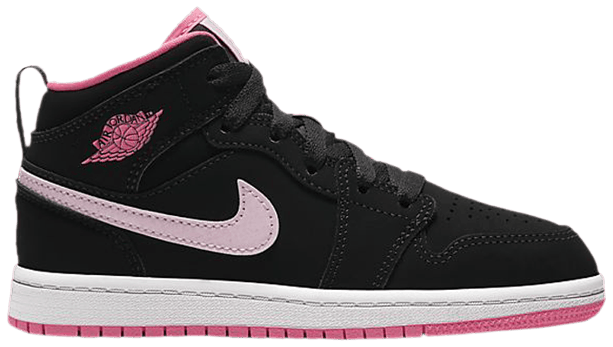 pink and black air jordan 1