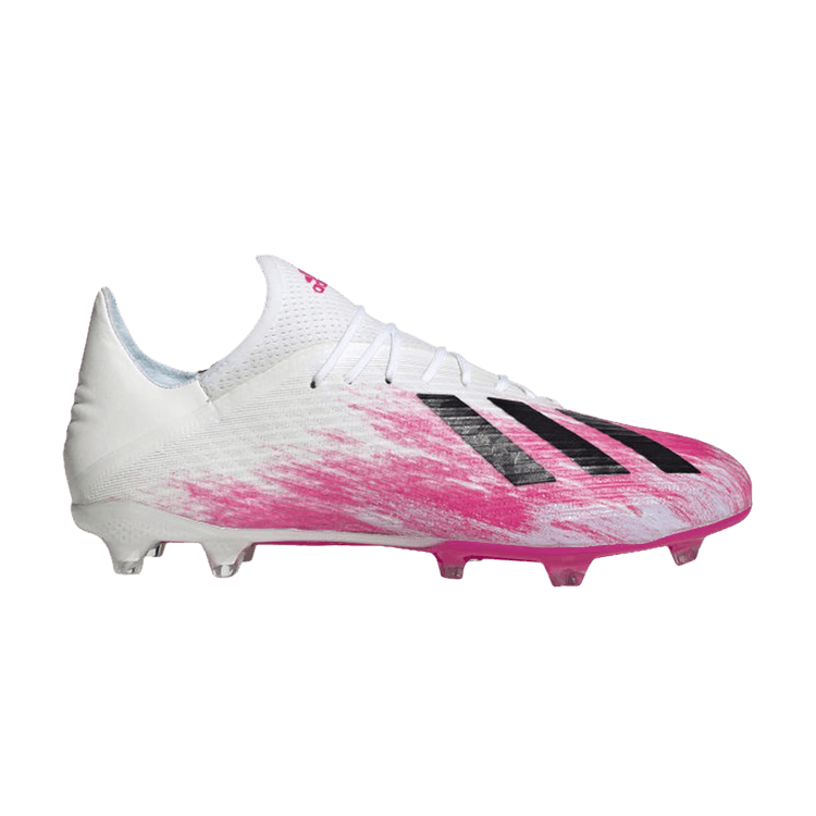 adidas X 19.1 FG - Footwear White/Core Black/Shock Pink