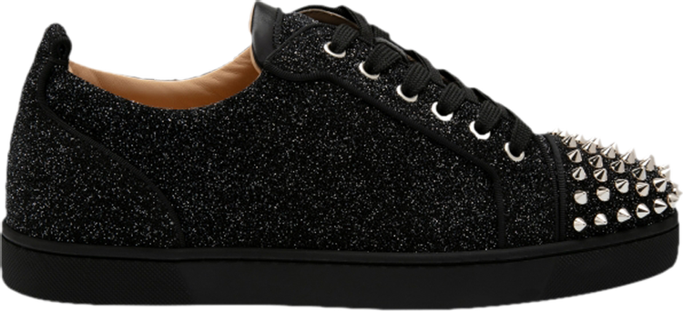 CHRISTIAN LOUBOUTIN BLACK LOUIS JUNIOR SPIKE ORLATO SNEAKERS UNBOXING AND  ON FOOT REVIEW 