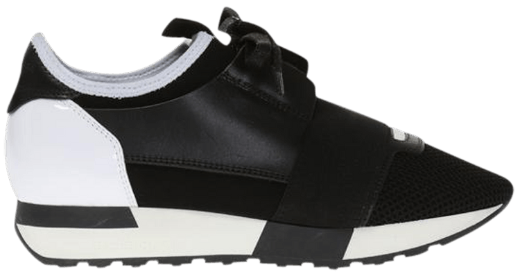 Balenciaga Wmns Race Runner Black White