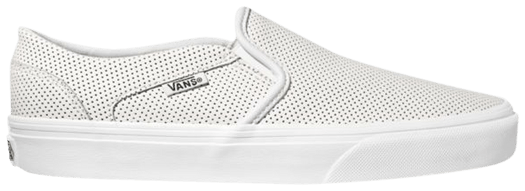Vans Wmns Asher Perf Leather   White