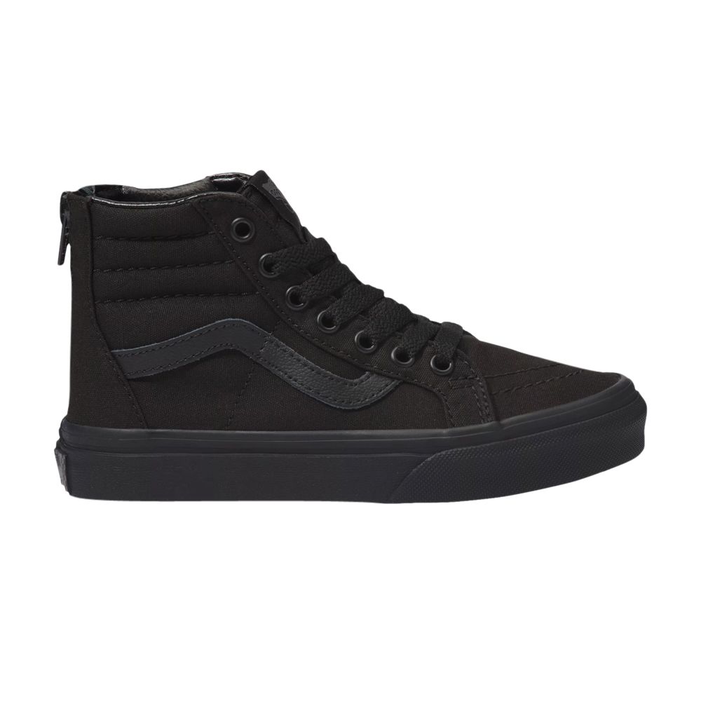 Vans Sk8-Hi Zip Kids 'Pop Check - Black' | Kid's Size 10.5