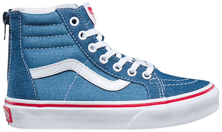 Vans Sk8 Hi Zip Kids Denim 2 Tone
