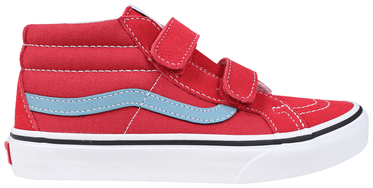 Vans Sk8 Mid Reissue V Kids Rococco Red Blue