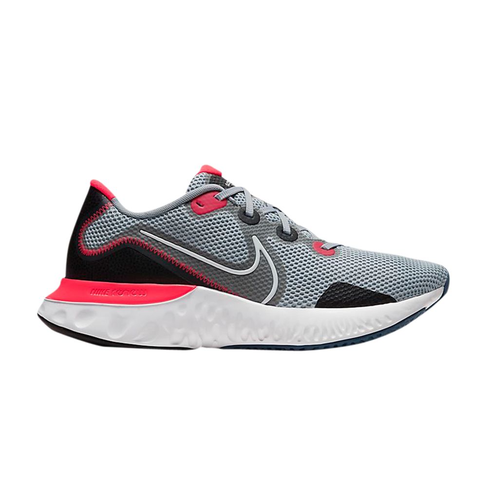Nike Renew Run 'Obsidian Mist Crimson' | Grey | Men's Size 9 - CK6357-401