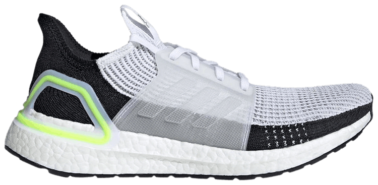 Adidas UltraBoost 19 White Yellow Sample