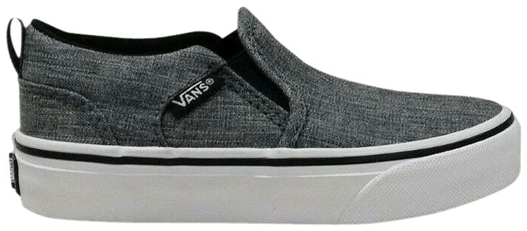 Vans Asher Kids Black White