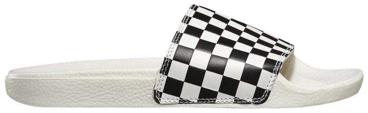 Vans Wmns Slide On Checkerboard   Marshmallow Black