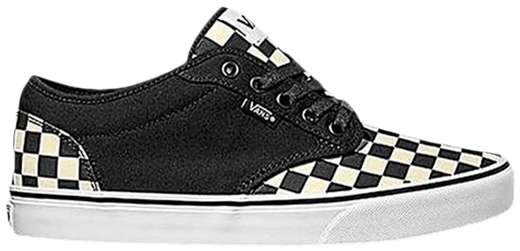 Vans Atwood Kids Checkerboard   Black White