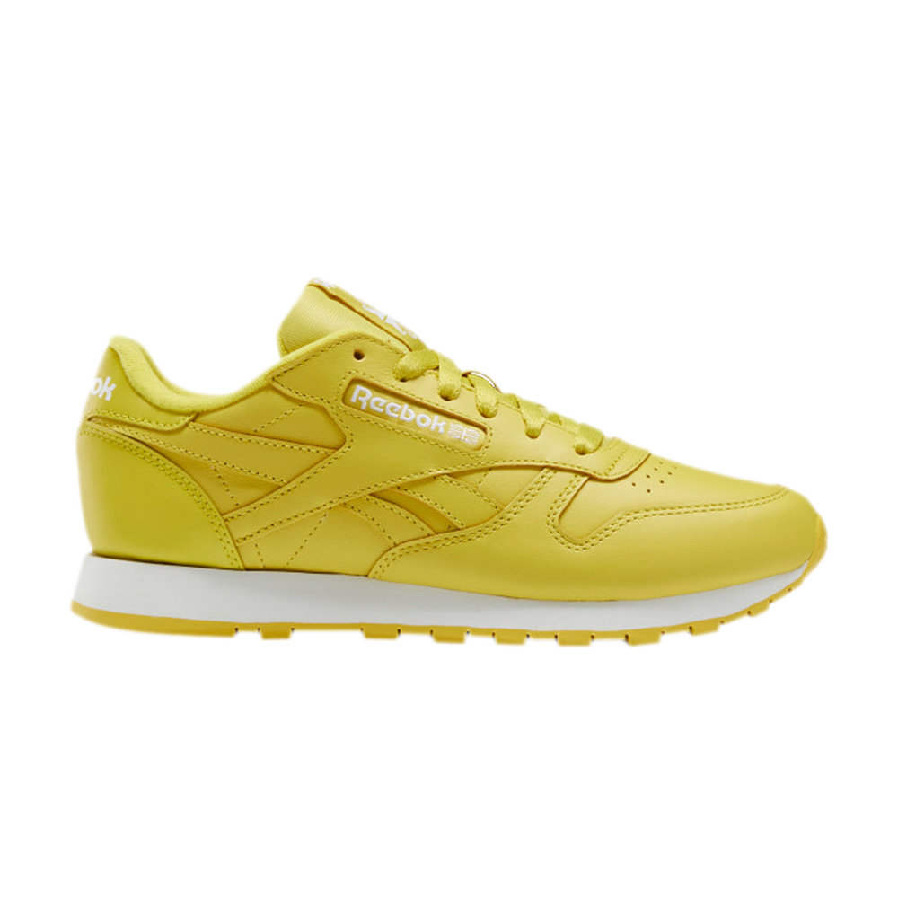 Pre-owned Reebok Wmns Classic Leather 'utility Yellow'