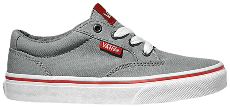 Vans Winston Kids Woven   Grey Red
