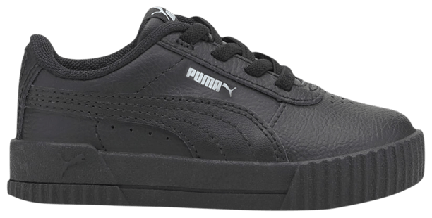 Puma Carina Leather Infant Black