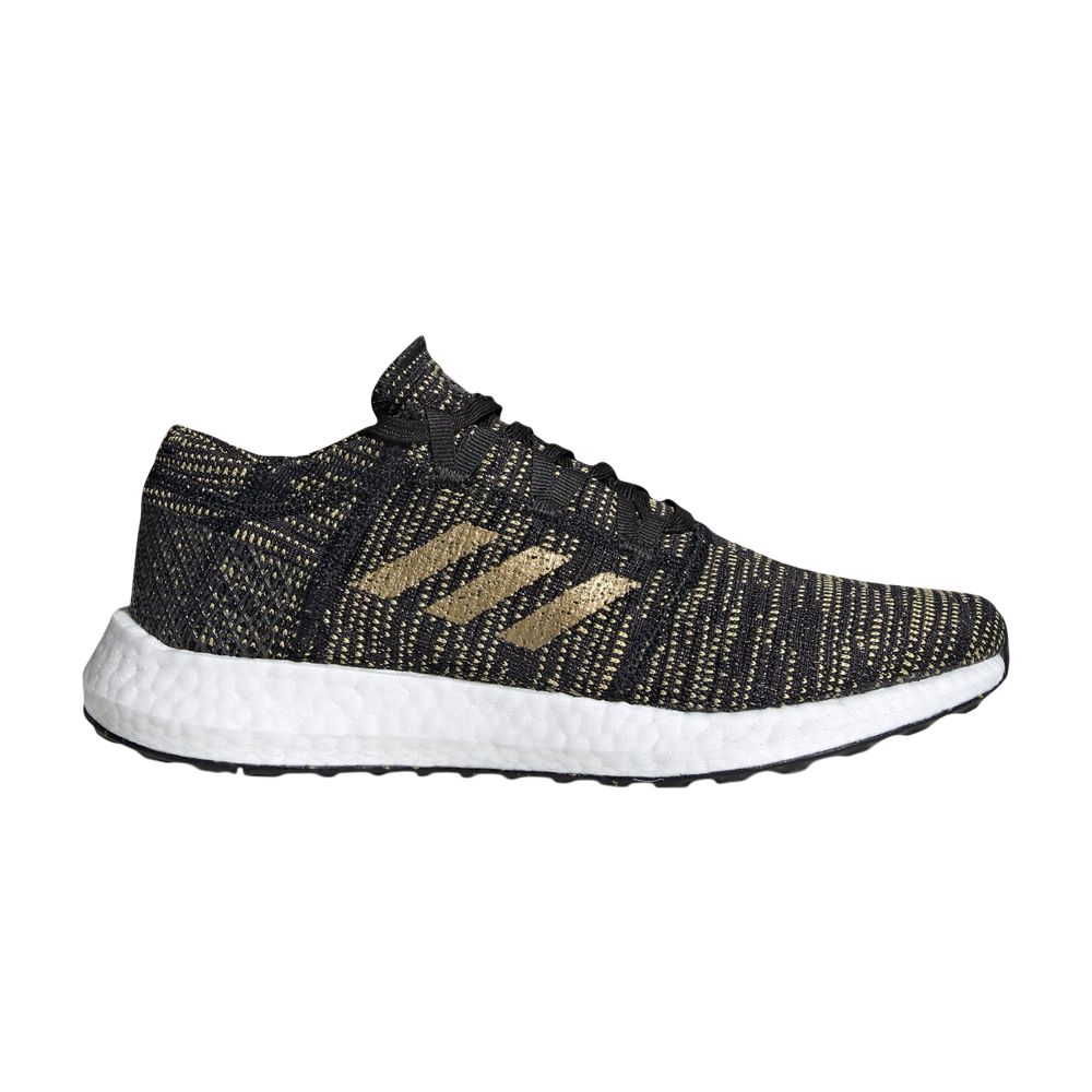 ADIDAS ORIGINALS WMNS PUREBOOST GO 'BLACK GOLD METALLIC'