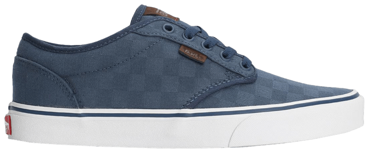 Vans Atwood Check Jacquard   Dark Denim