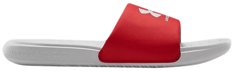 Under Armour Ansa Fixed Slide Halo Grey Red