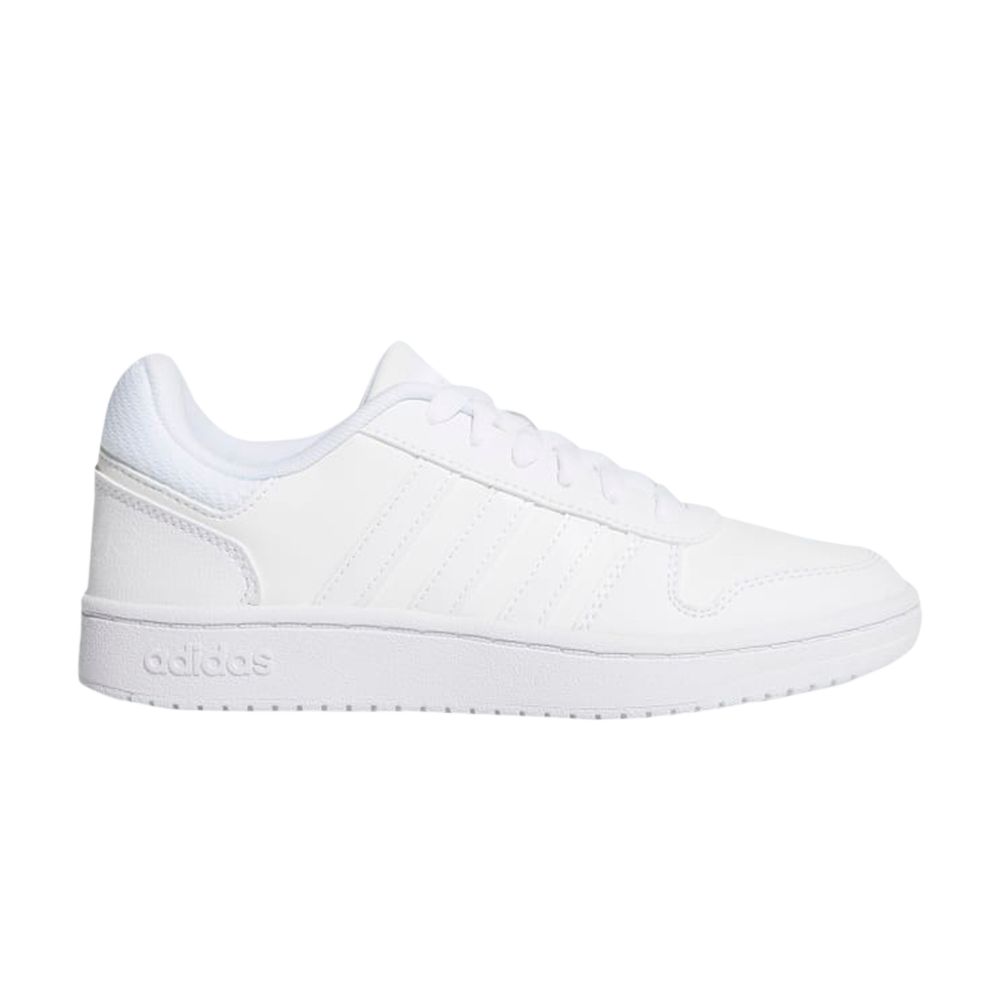 adidas Hoops 2.0 J 'Triple White' | Kid's Size 5