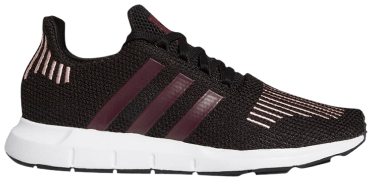 Adidas Wmns Swift Run Black Maroon