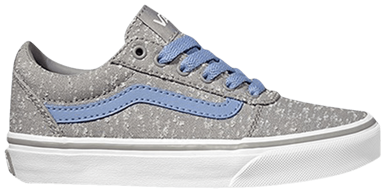 Vans Ward Kids Marled Canvas   Grey Lavender Lustre
