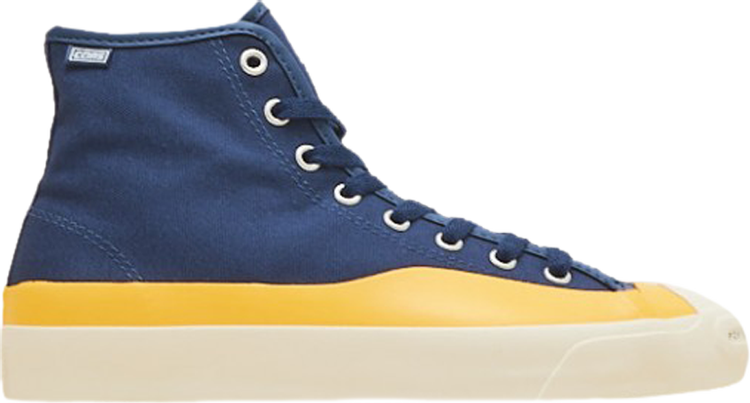 Pop Trading Company x Jack Purcell Pro High 'Navy Yellow'