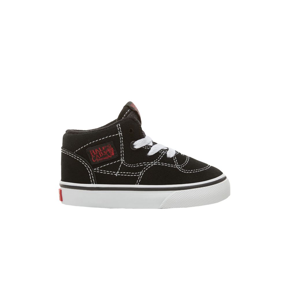 Pre-owned Vans Half Cab Toddler 'black Racing Red' | Infant Size 9
