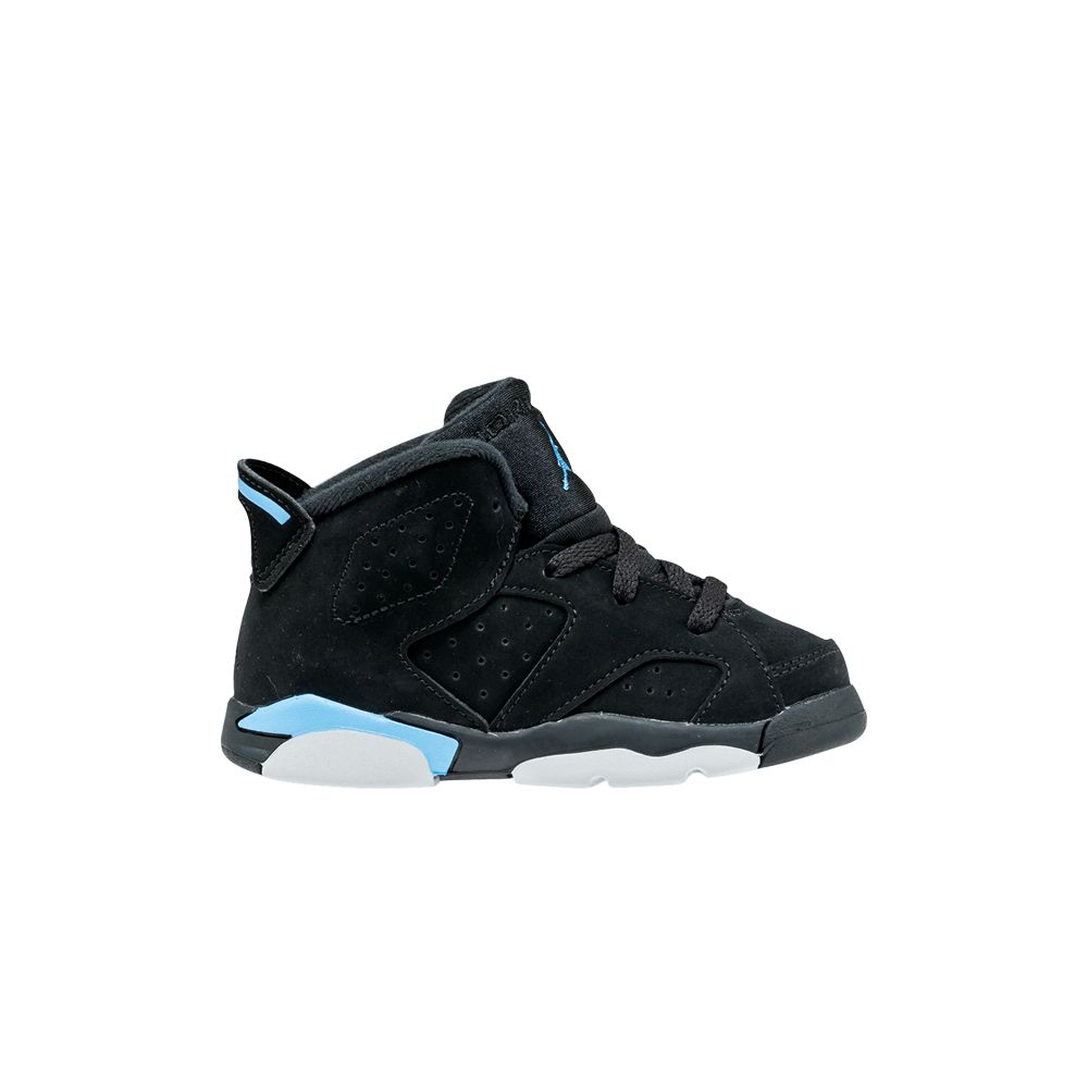 Air Jordan 6 Retro TD 'University Blue' | Black | Infant Size 9 - 384667-006
