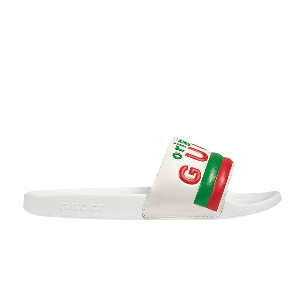 Pre-owned Gucci Slide 'original  - White'