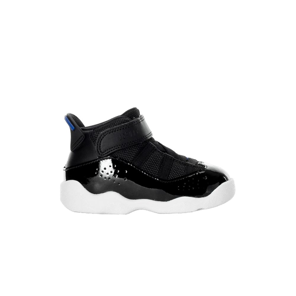 Jordan 6 Rings TD 'Space Jam' | Black | Infant Size 6 - 323420-016