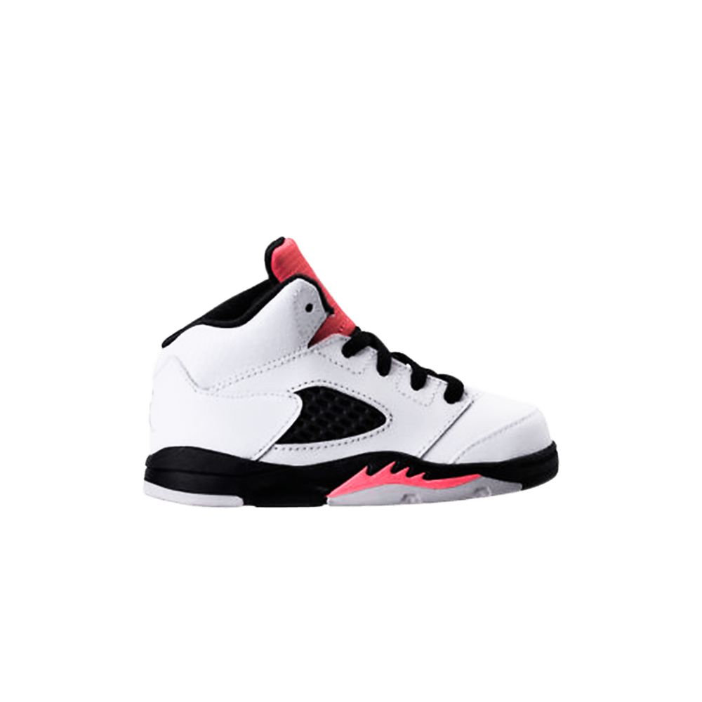Pre-owned Air Jordan 5 Retro Td 'sun Blush' | White | Infant Size 10