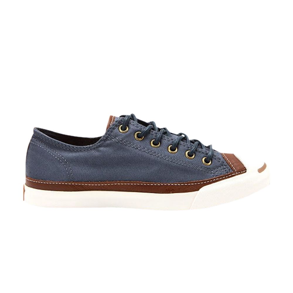Pre-owned Converse Jack Purcell Leather Low 'admiral Tobacco' | Grey | Men's Size 11 In Gray