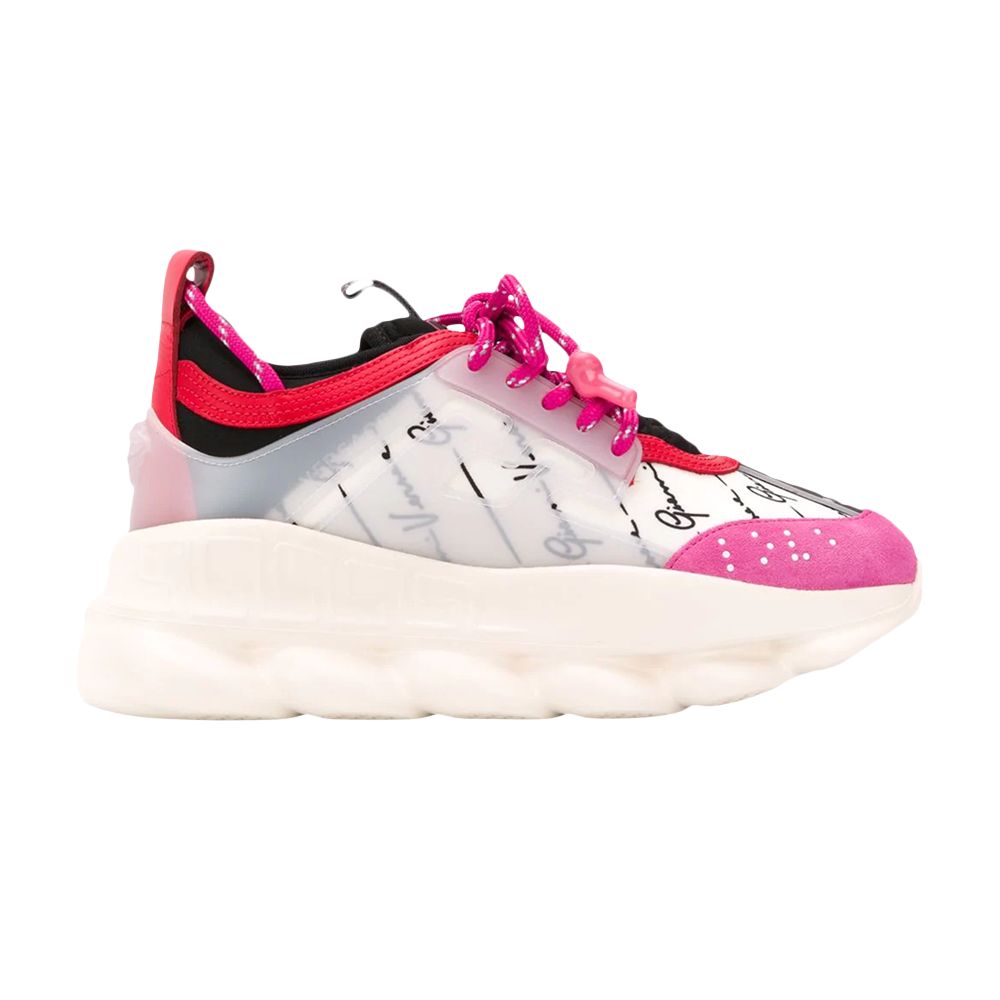 Pre-owned Versace Wmns Chain Reaction 'gianni Signature Print' | Multi-color | Women's Size 39
