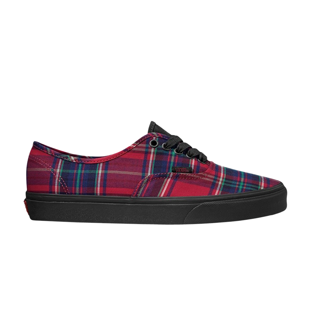 Pre-owned Vans Authentic 'plaid Mix' In Red