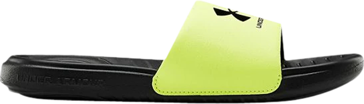 Buy Ansa Fixed Slide GS 'Black Neon Green' - 3023789 003 | GOAT