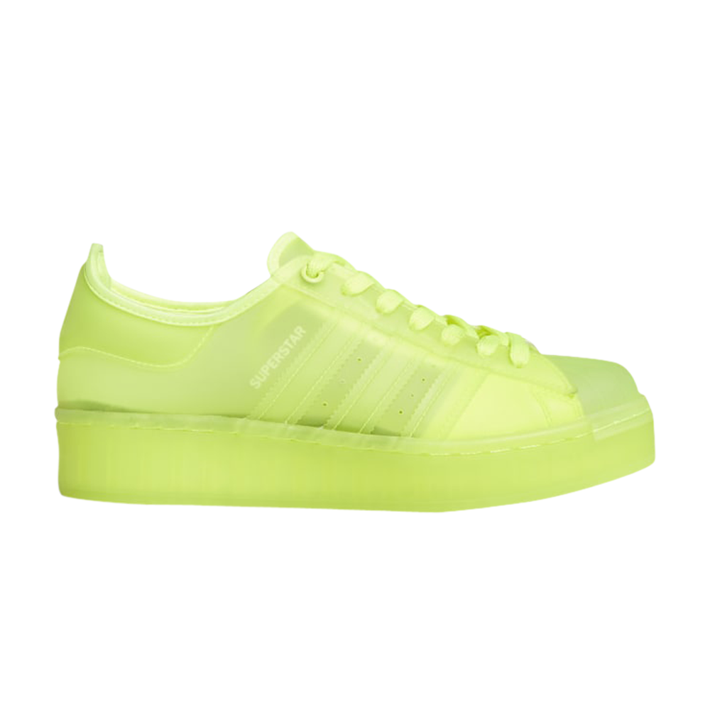 Pre-owned Adidas Originals Wmns Superstar Jelly 'solar Yellow'