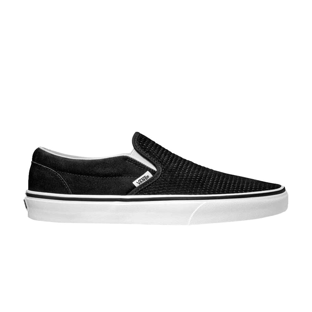 Vans Classic Slip-On 'Embossed Suede - Black' | Men's Size 13 - VN0A38F7U7E