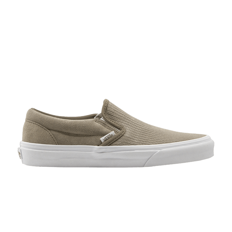 Vans slip on desert taupe top