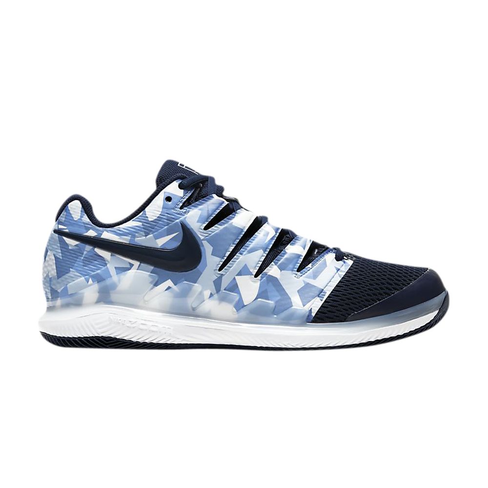 Nike Court Air Zoom Vapor X HC 'Blue Prism Print' | Men's Size 9 - AA8030-406