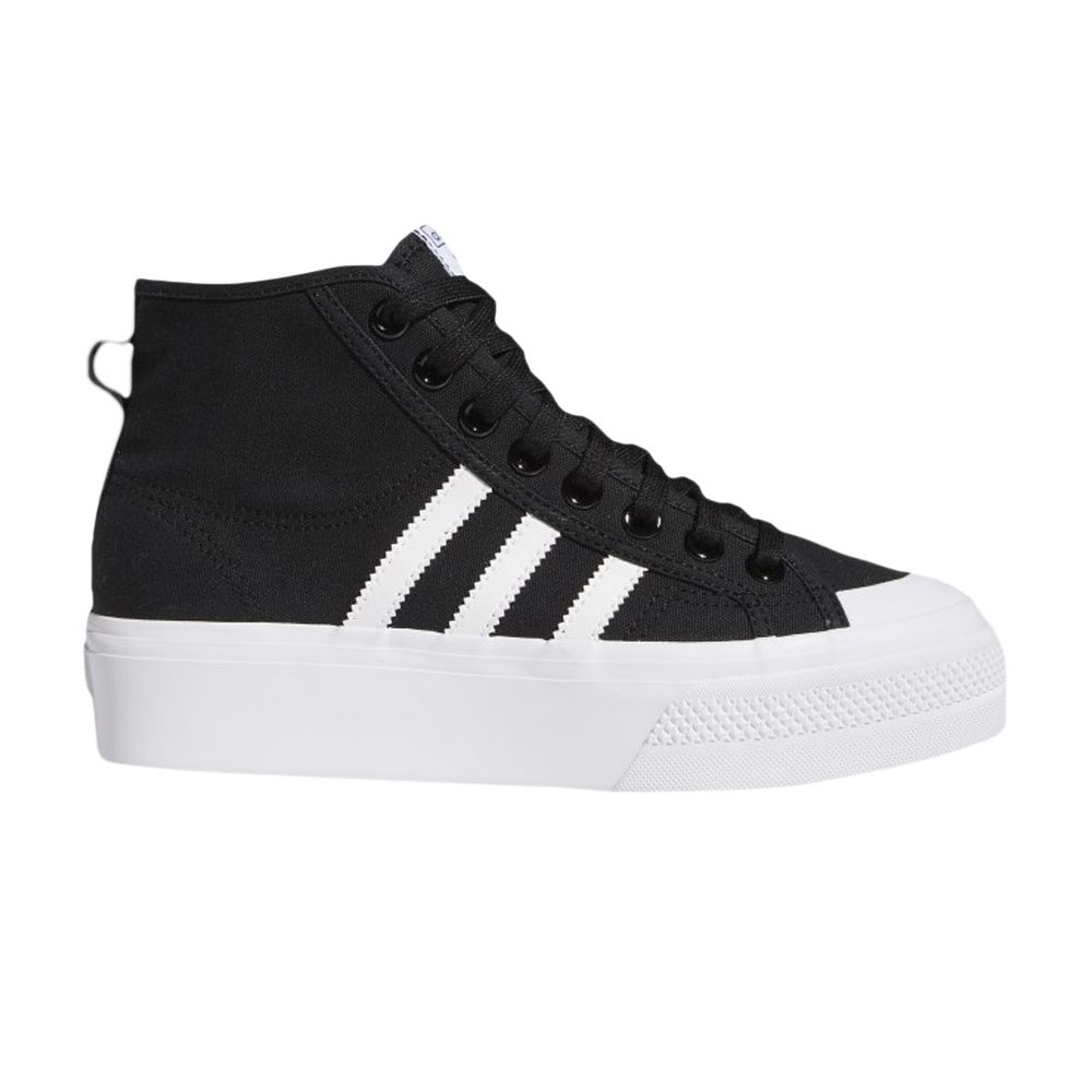 adidas Wmns Nizza Platform Mid 'Core Black White' | Women's Size 5
